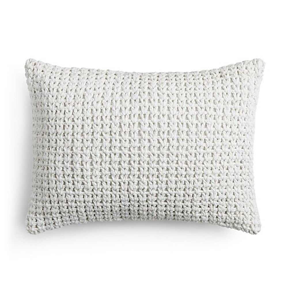 Vera Wang Marble Shibori Crochet Throw Pillow – Overstock