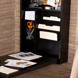 SEI Furniture Murphy Black Fold-out Convertible Desk