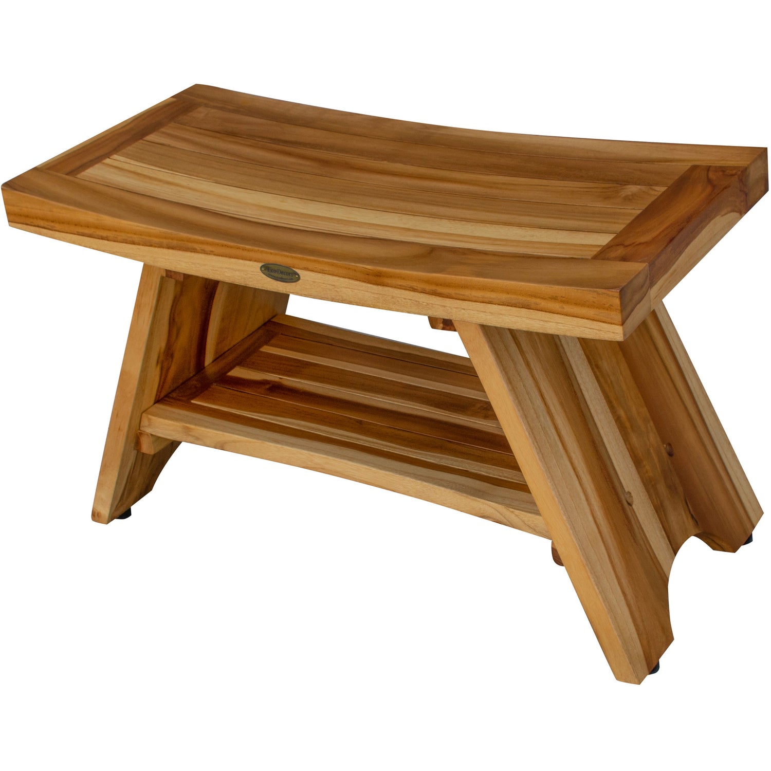 EcoDecors 30-inch, Teak Shower Bench, Teak Bench for Shower, Teak Benc ...