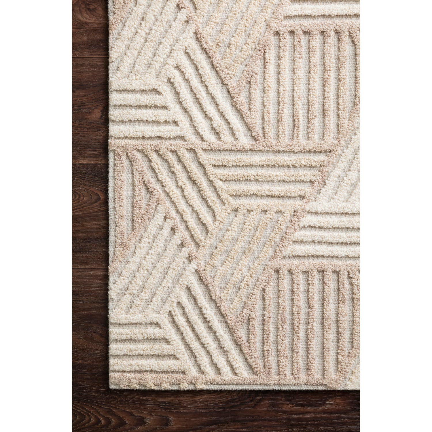 Alexander Home Kanarra HandTufted Geometric Modern Wool Area Rug