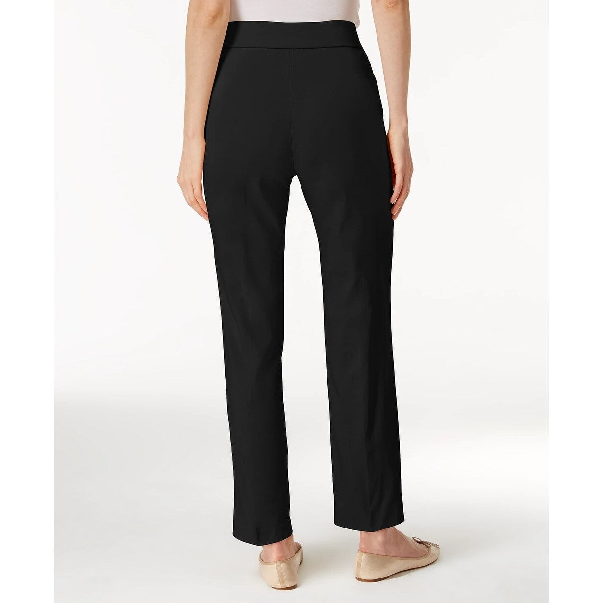 Alfred Dunner Women's Classics Allure Pull-On Pants Black Size 14 ...