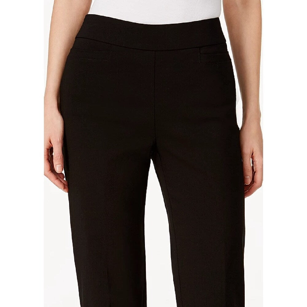 Alfred Dunner Women's Classics Allure Pull-On Pants Black Size 14 ...