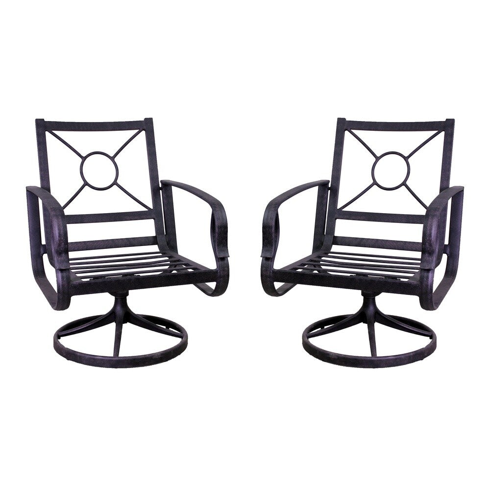 Aspen Swivel Rocking Chair Set – Overstock