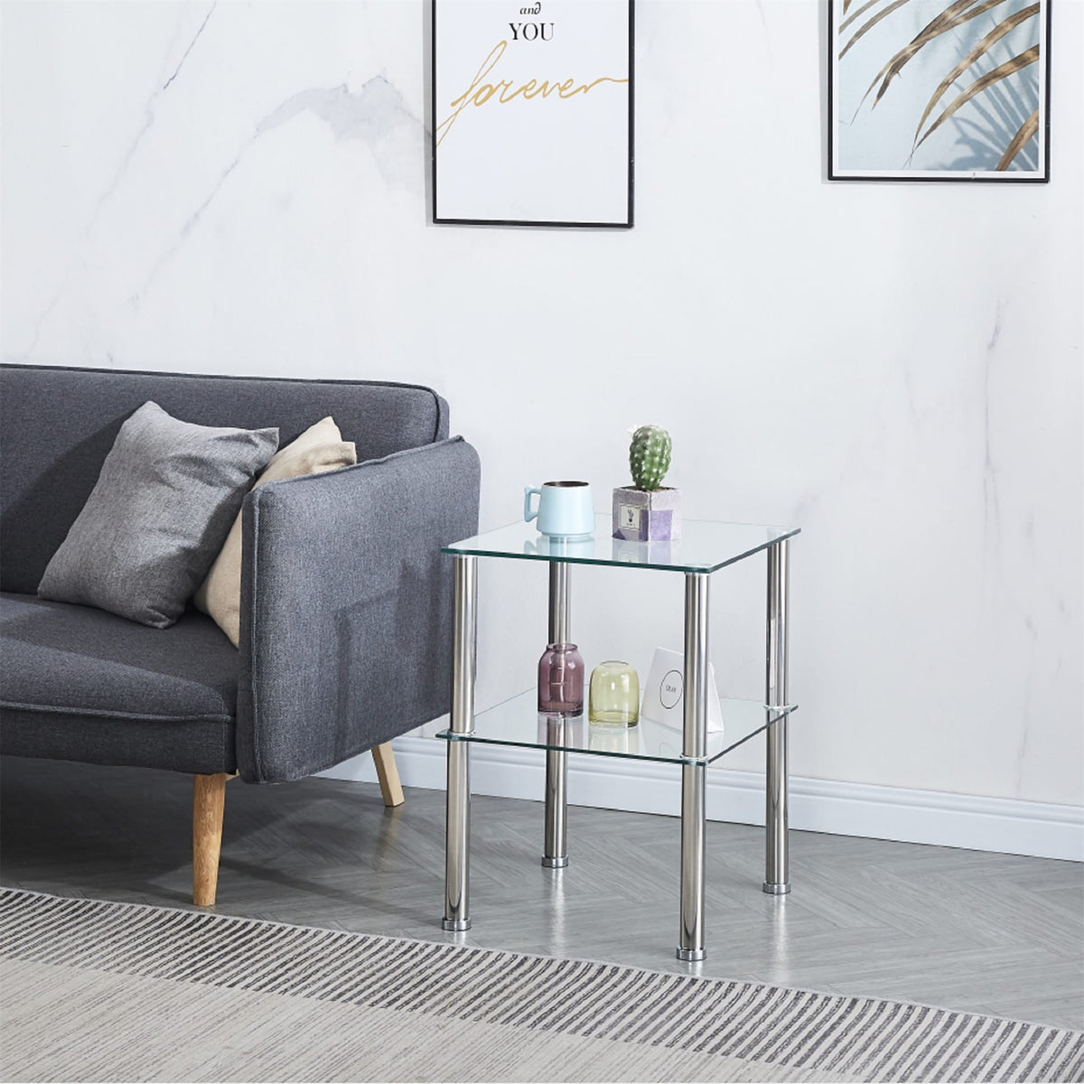 Clear Table Example Clear Glass Clear Side&End Table – Overstock