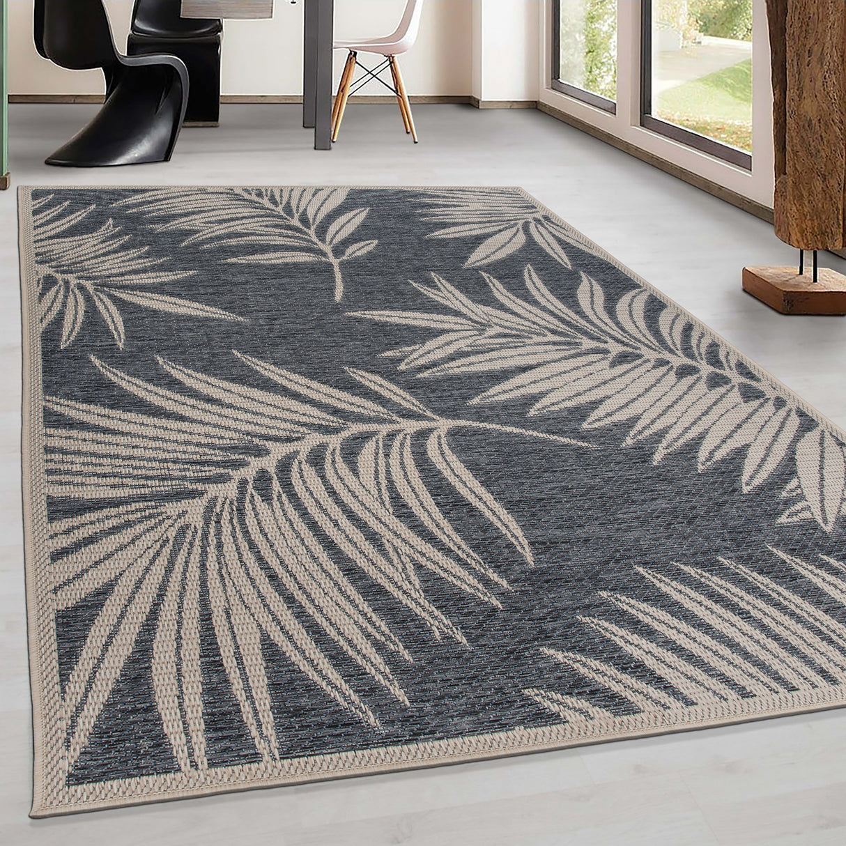 World Rug Gallery Contemporary Floral Indoor/Outdoor Area Rug