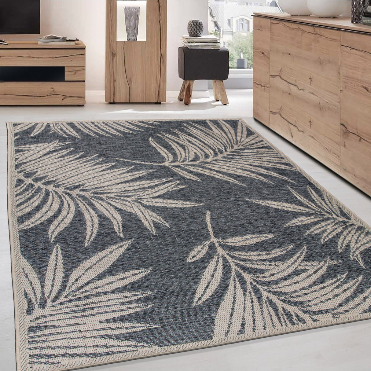 World Rug Gallery Contemporary Floral Indoor/Outdoor Area Rug