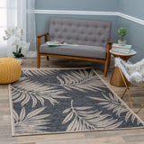 World Rug Gallery Contemporary Floral Indoor/Outdoor Area Rug