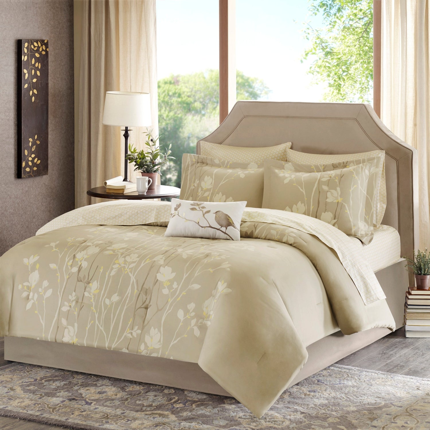 Madison Park Essentials Sonora Comforter Set with Cotton Bed Sheets ...