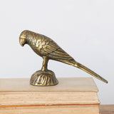 Decorative Embossed Aluminum Bird - 7.5"L x 2.3"W x 4.0"H