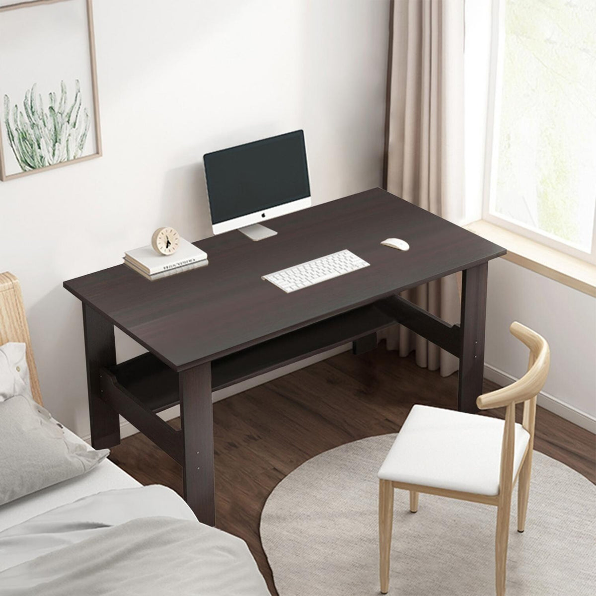 Desktop Computer Desk Laptop Study Table Office Workstation – Overstock