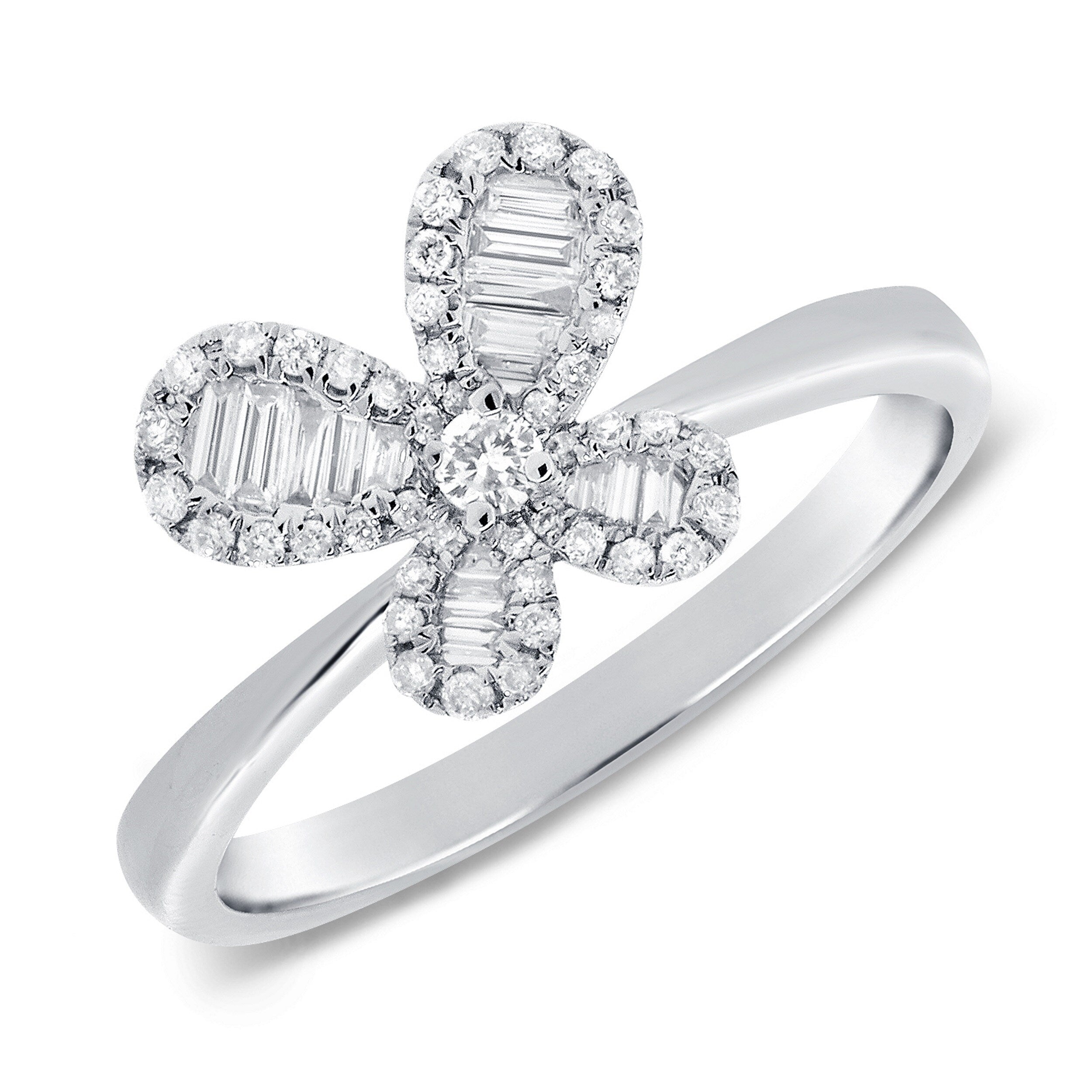 Joelle Diamond Butterfly Ring 14K Gold 1/3 CT TDW – Overstock