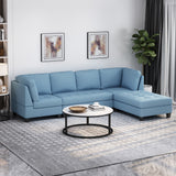 Findon Contemporary 4-seater Fabric Sectional by Christopher Knight Home