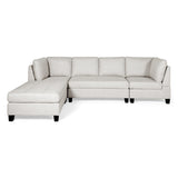 Findon Contemporary 4-seater Fabric Sectional by Christopher Knight Home