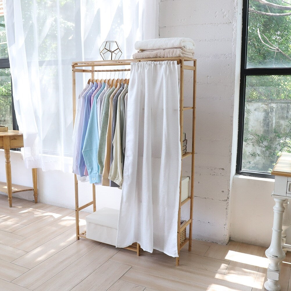 Free-standing Garment Rack Closet Organizer Coat Hanging Stand – Overstock