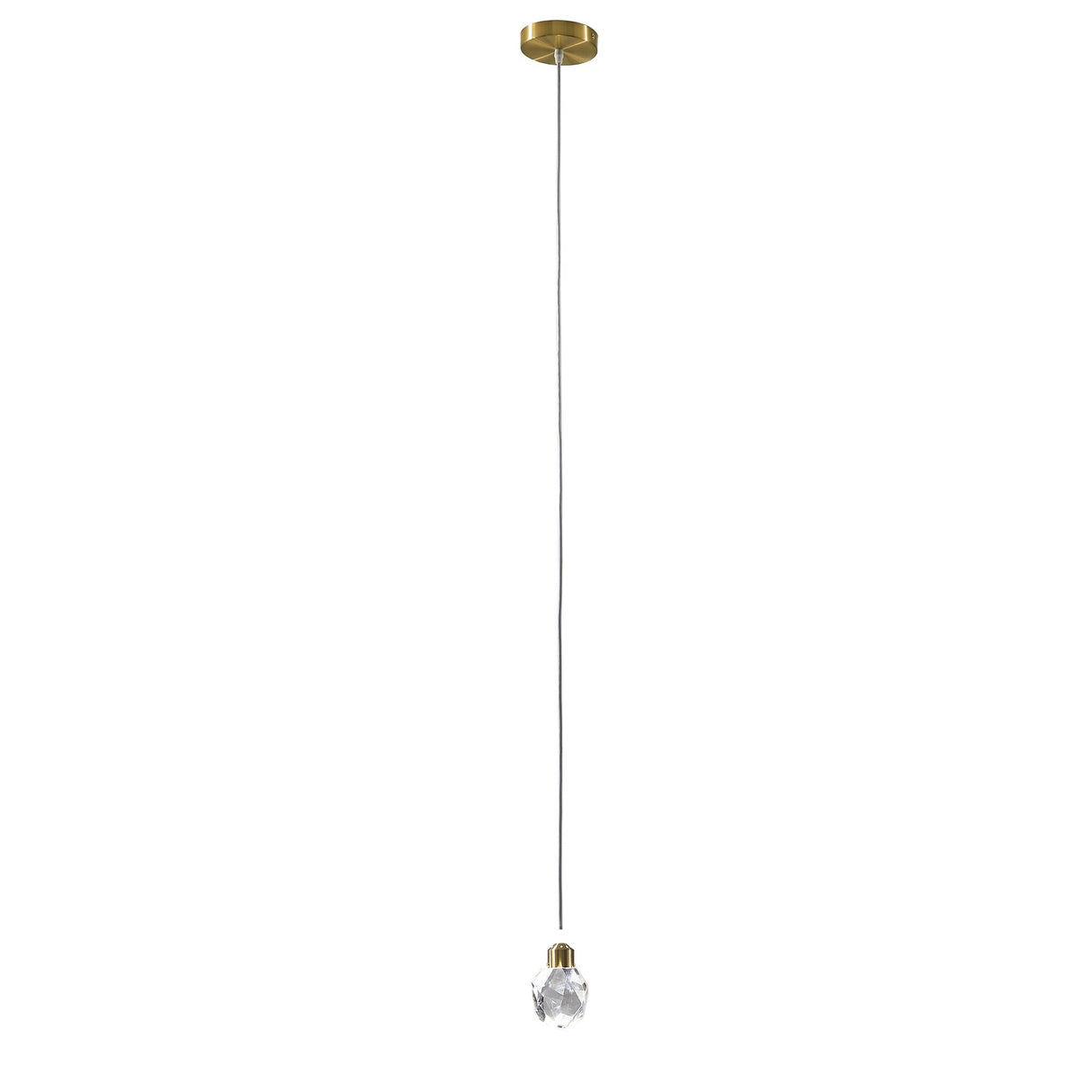 Galway Crystal Rock LED Pendant / Chandelier by iNSPIRE Q Bold