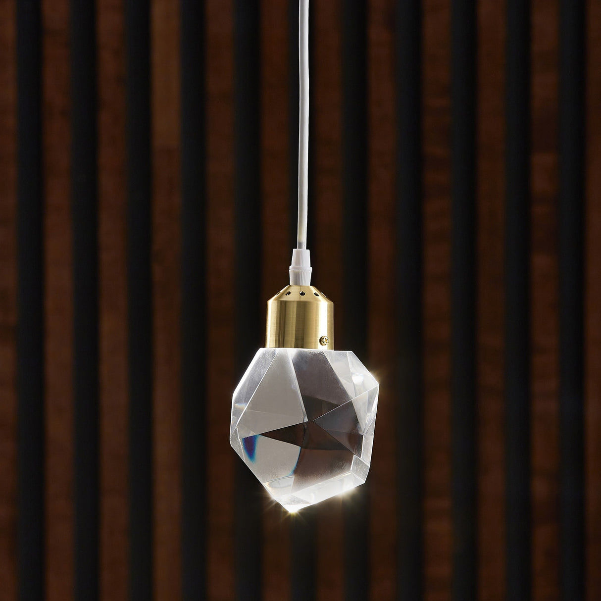 Galway Crystal Rock LED Pendant / Chandelier by iNSPIRE Q Bold