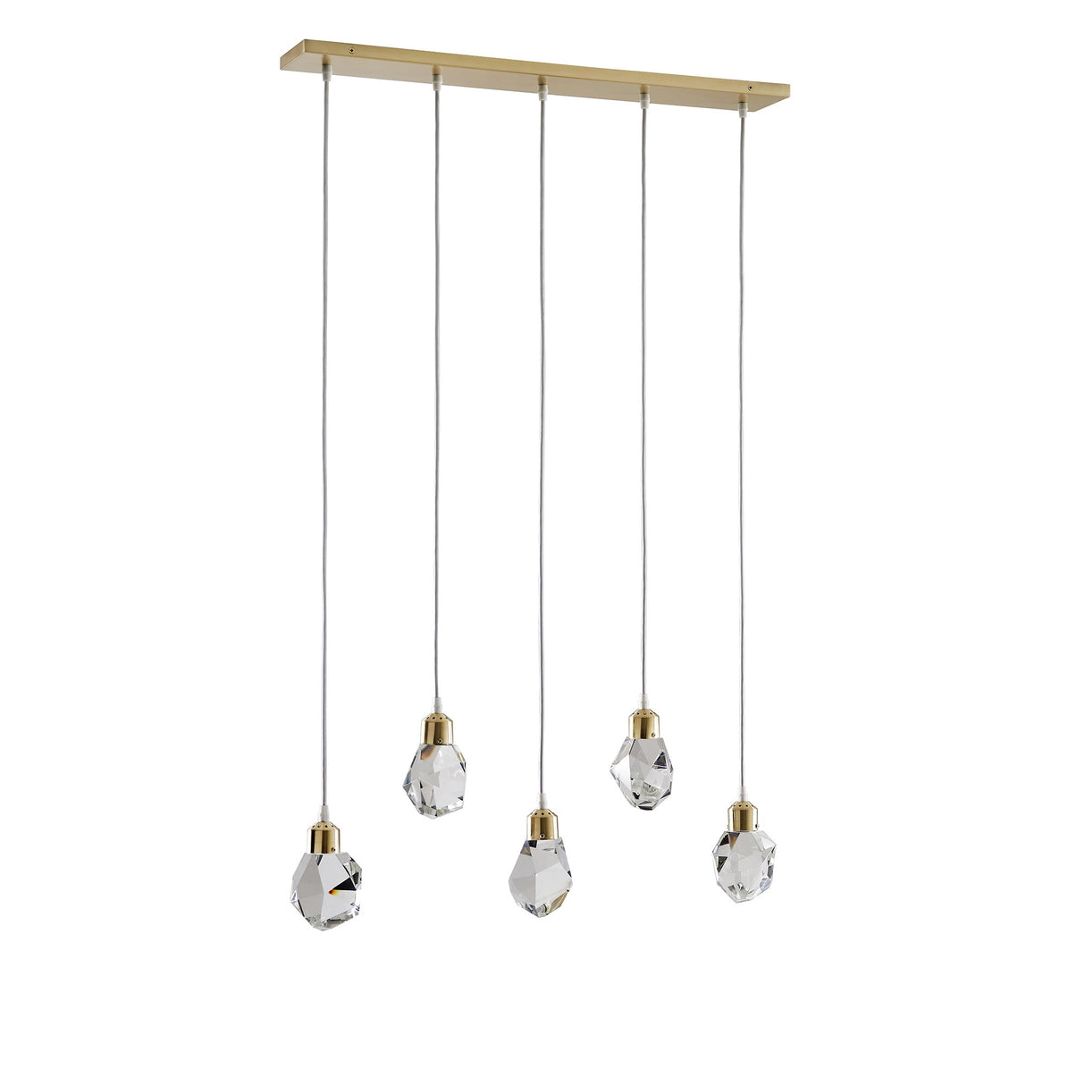 Galway Crystal Rock LED Pendant / Chandelier by iNSPIRE Q Bold