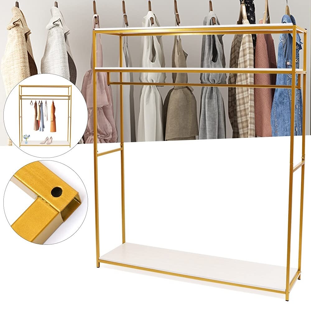 Garment Racks, Heavy Commercial Display Clothes Rack, Hanging Rods, Ga ...