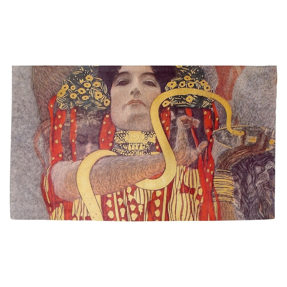 Gustav Klimt Hygeia Dobby Rug – Overstock
