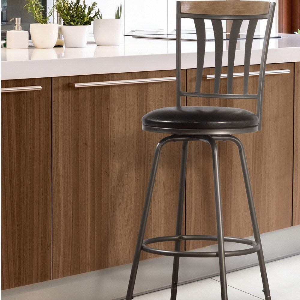 Nested Metal Stools Hillsdale Furniture Darlington Adjustable Swivel Counter/Bar Stool wit ...