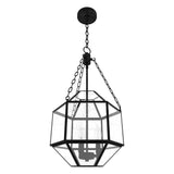 Hunter 15" Indria 3-Light Pendant - Dining Room, Island, Entry - Industrial, Transitional, Geometric