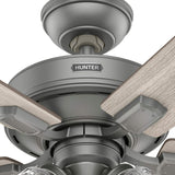 Hunter 52" Crestfield Ceiling Fan with LED Light Kit and Handheld Remote - Casual, Farmhouse, Transitional, Rustic