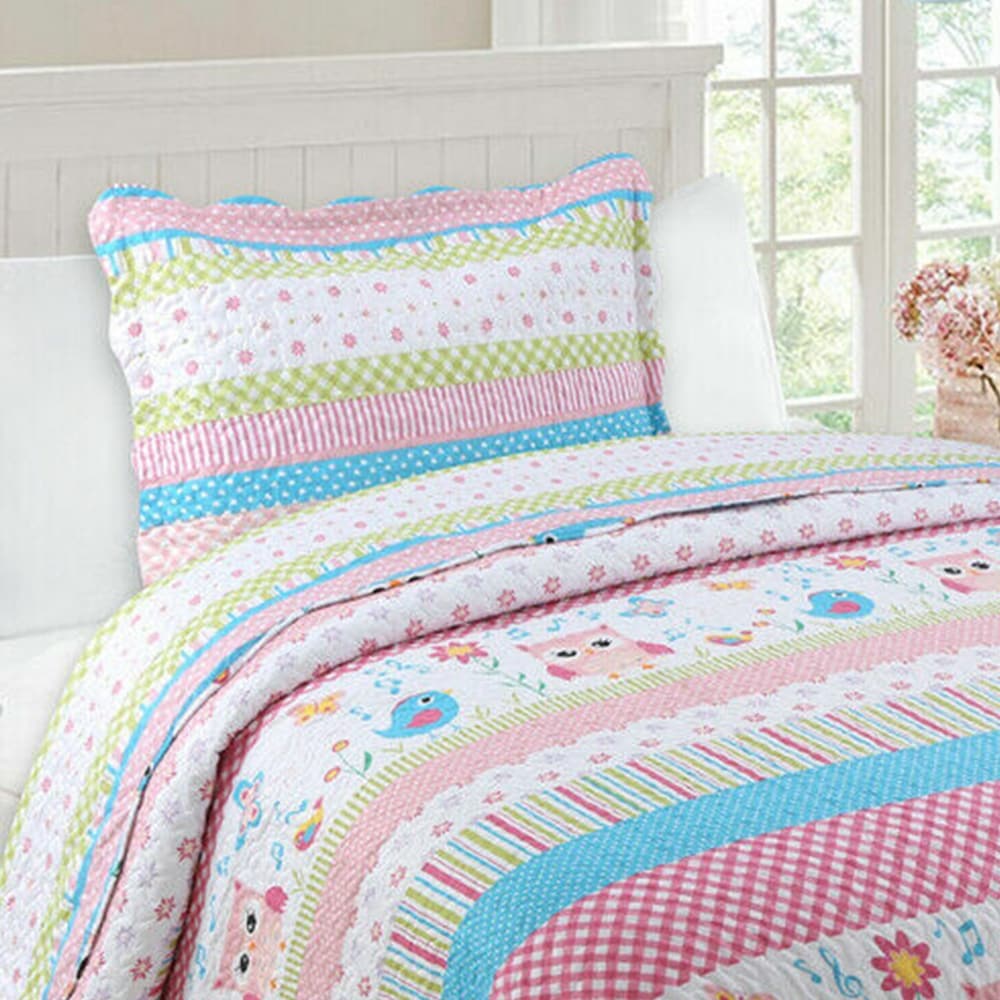 Kids Bedspread Quilts Set for Teens Boys Girls Bedding Throw Blanket ...