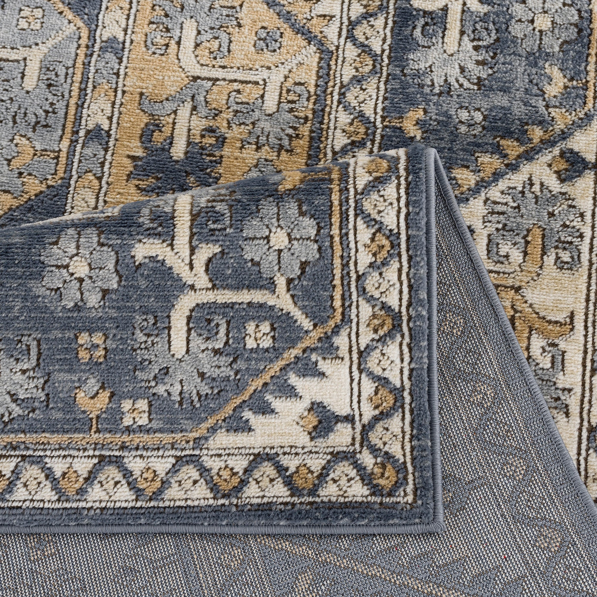 Madison Park Mila Tiled Border Area Rug