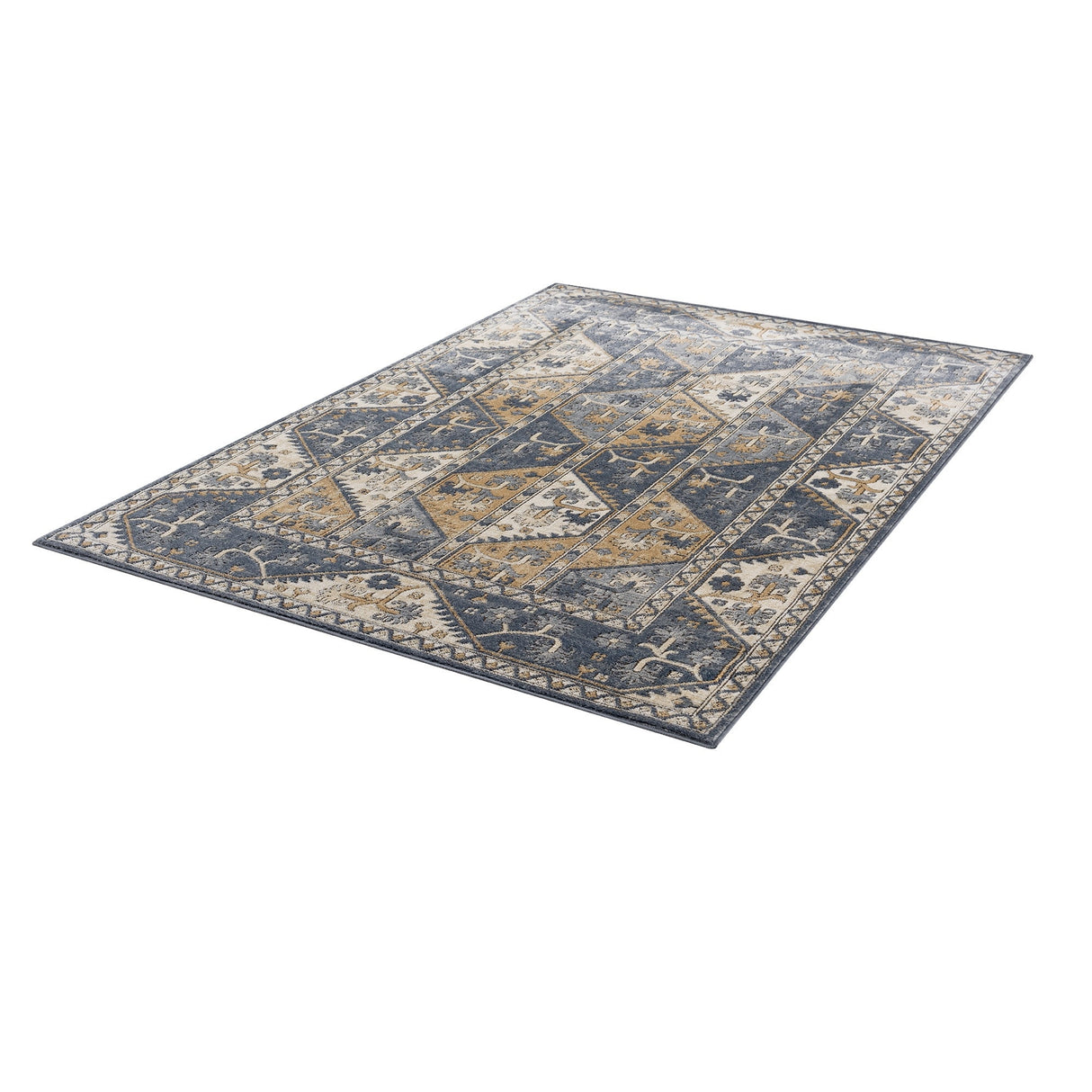 Madison Park Mila Tiled Border Area Rug