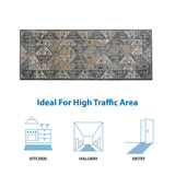 Madison Park Mila Tiled Border Area Rug