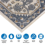 Madison Park Mila Tiled Border Area Rug