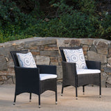 Malta Wicker Patio Armchairs by Christopher Knight Home (Set of 2)