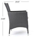 Malta Wicker Patio Armchairs by Christopher Knight Home (Set of 2)