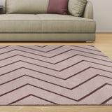 Superior Modern Chevron Zig-Zag Indoor Outdoor Area Rug