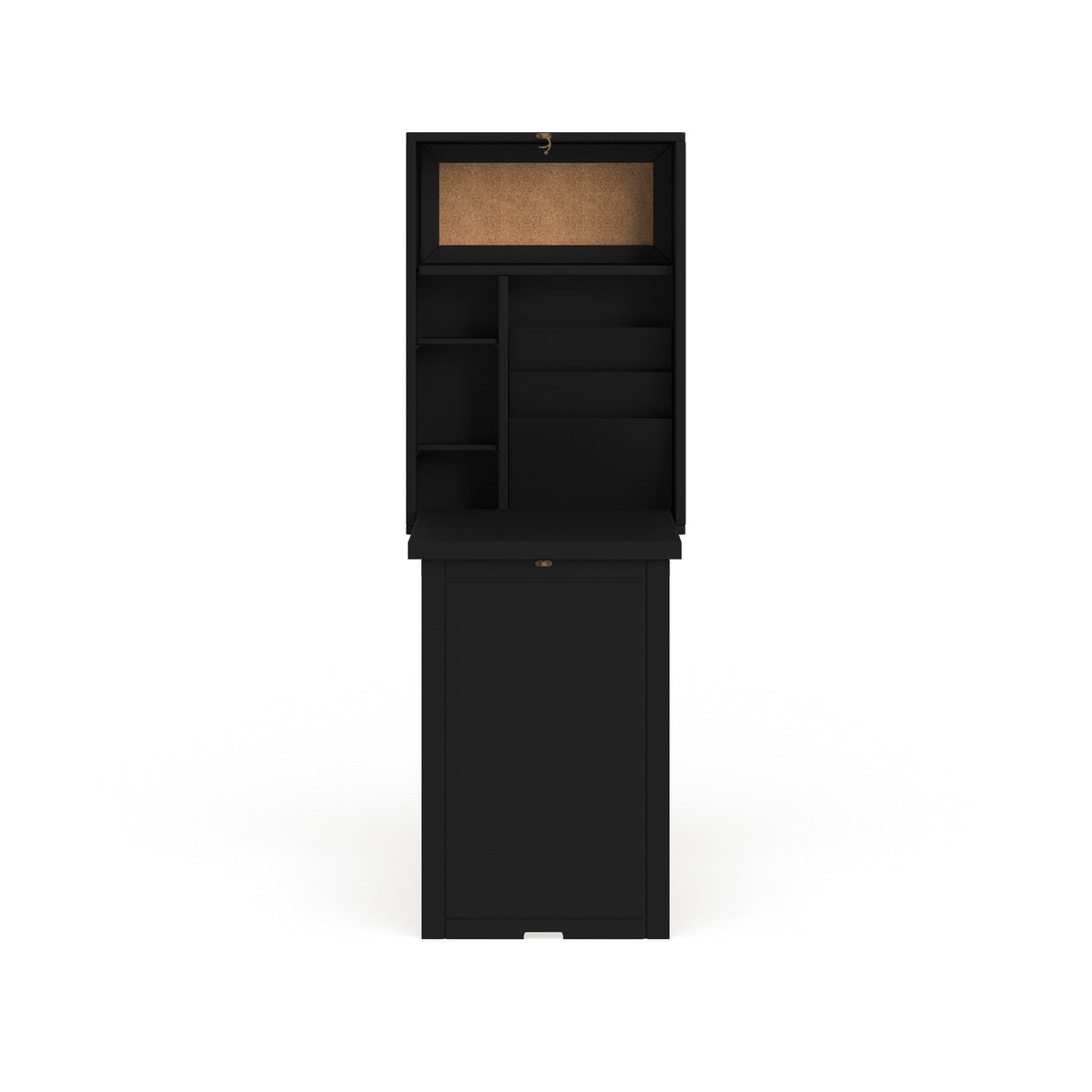 SEI Furniture Murphy Black Fold-out Convertible Desk