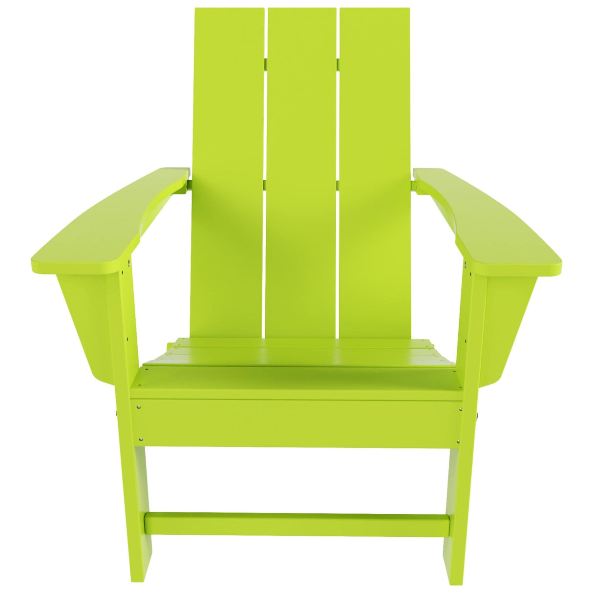 Polytrends Shoreside Modern Eco-Friendly All Weather Poly Folding Adirondack Chair