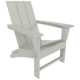 Polytrends Shoreside Modern Eco-Friendly All Weather Poly Folding Adirondack Chair