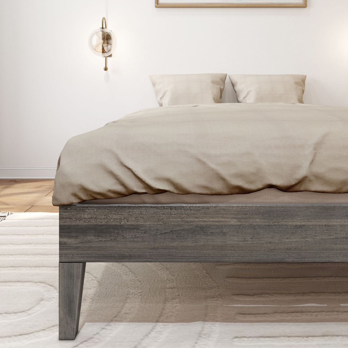 Plank and Beam Full-Size Platform Bed