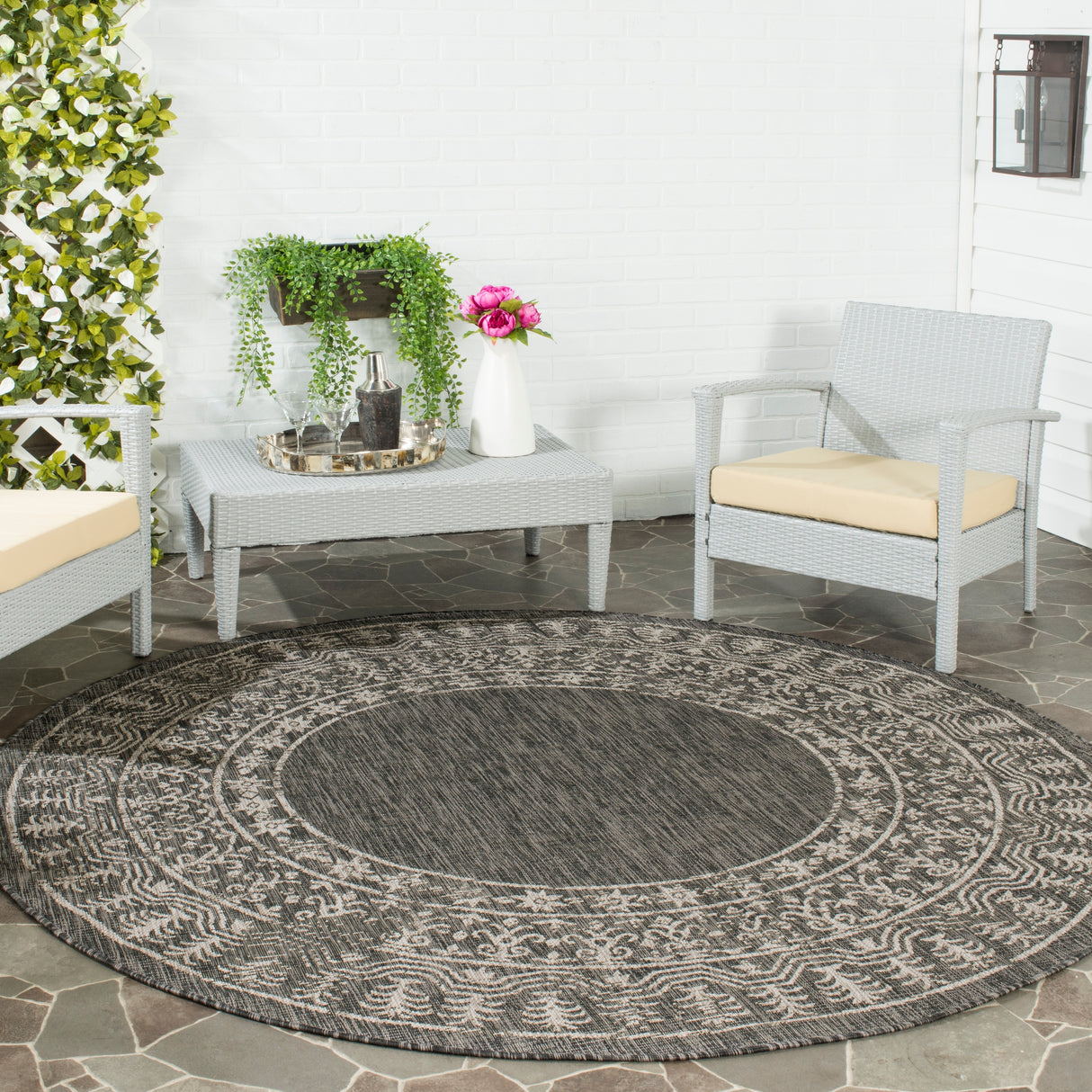 SAFAVIEH Courtyard Deann Indoor/ Outdoor Waterproof Patio Backyard Rug