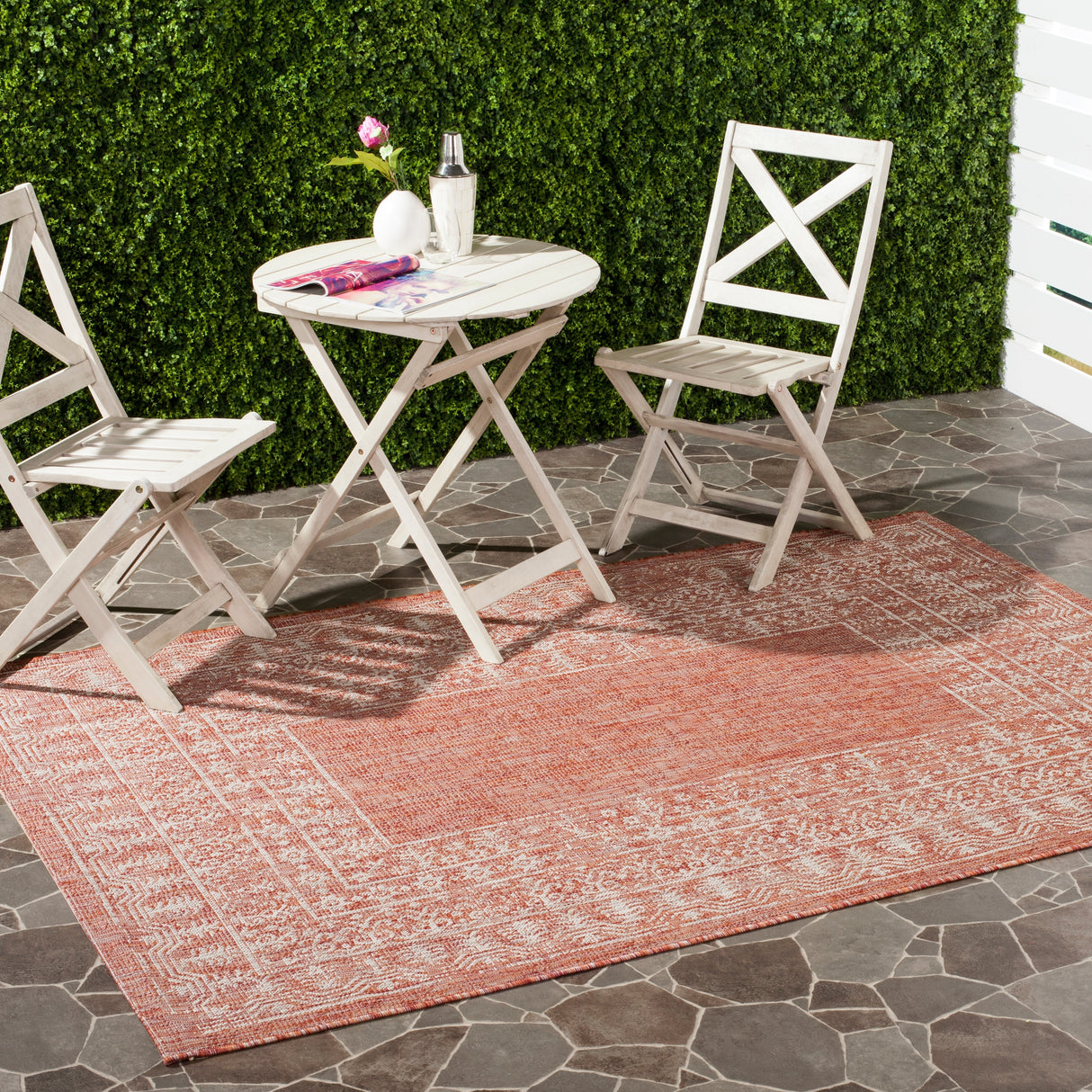 SAFAVIEH Courtyard Deann Indoor/ Outdoor Waterproof Patio Backyard Rug