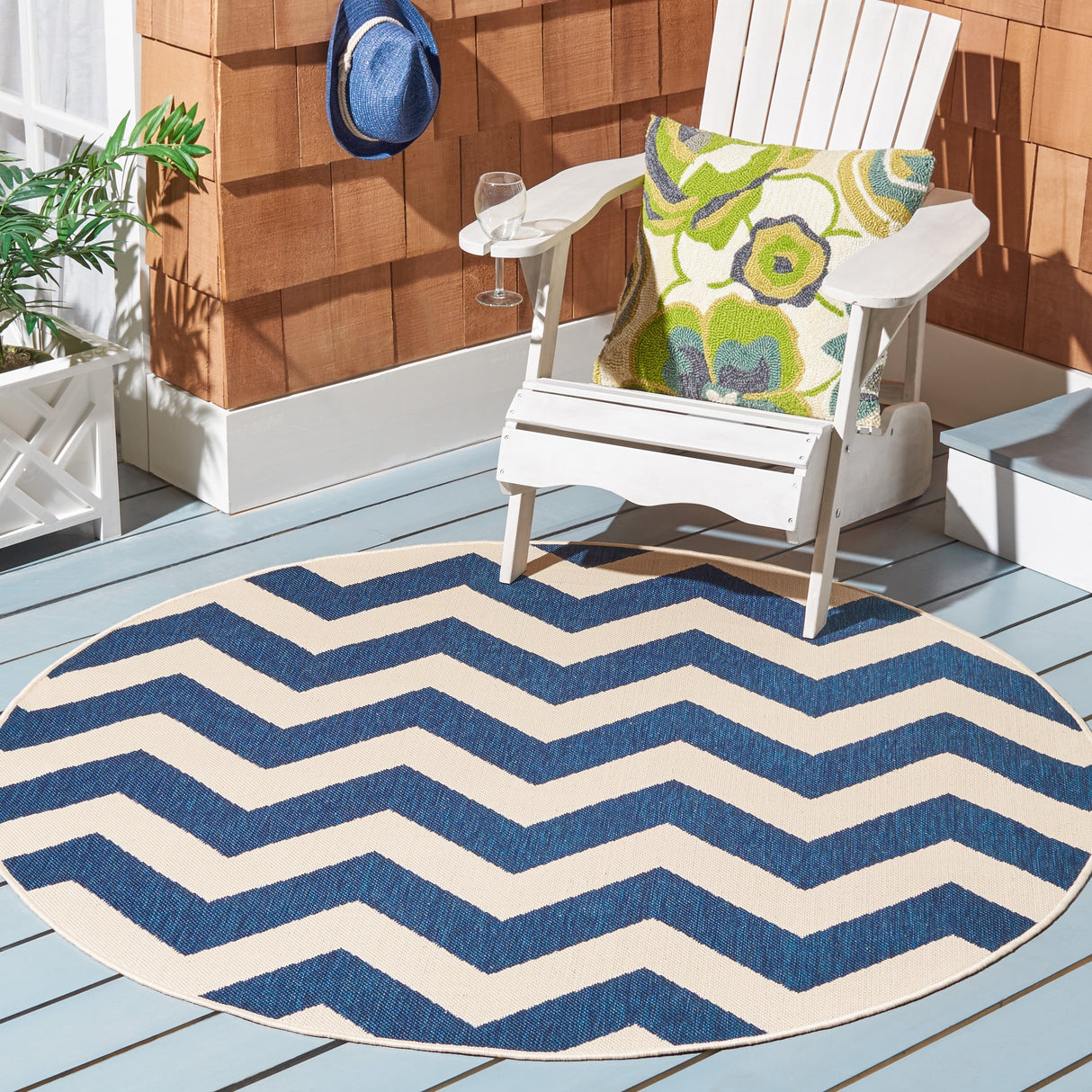 SAFAVIEH Courtyard Joycelyn Indoor/ Outdoor Waterproof Patio Backyard Rug