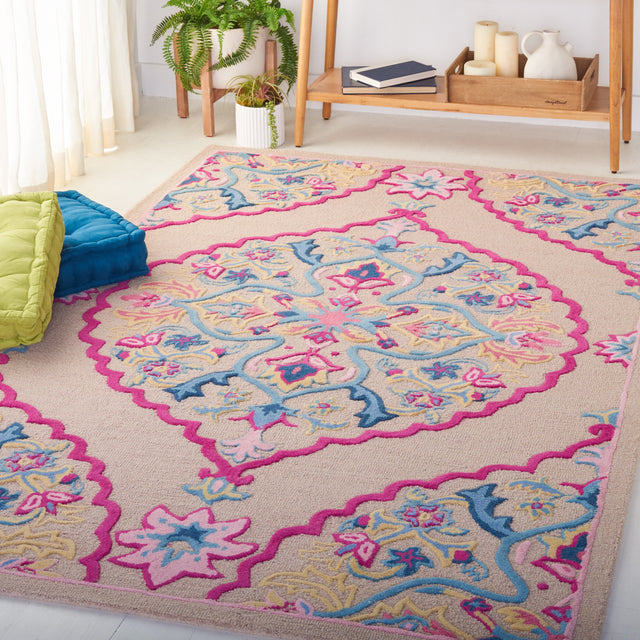 SAFAVIEH Handmade Bellagio Cailin Medallion Wool Rug – Overstock