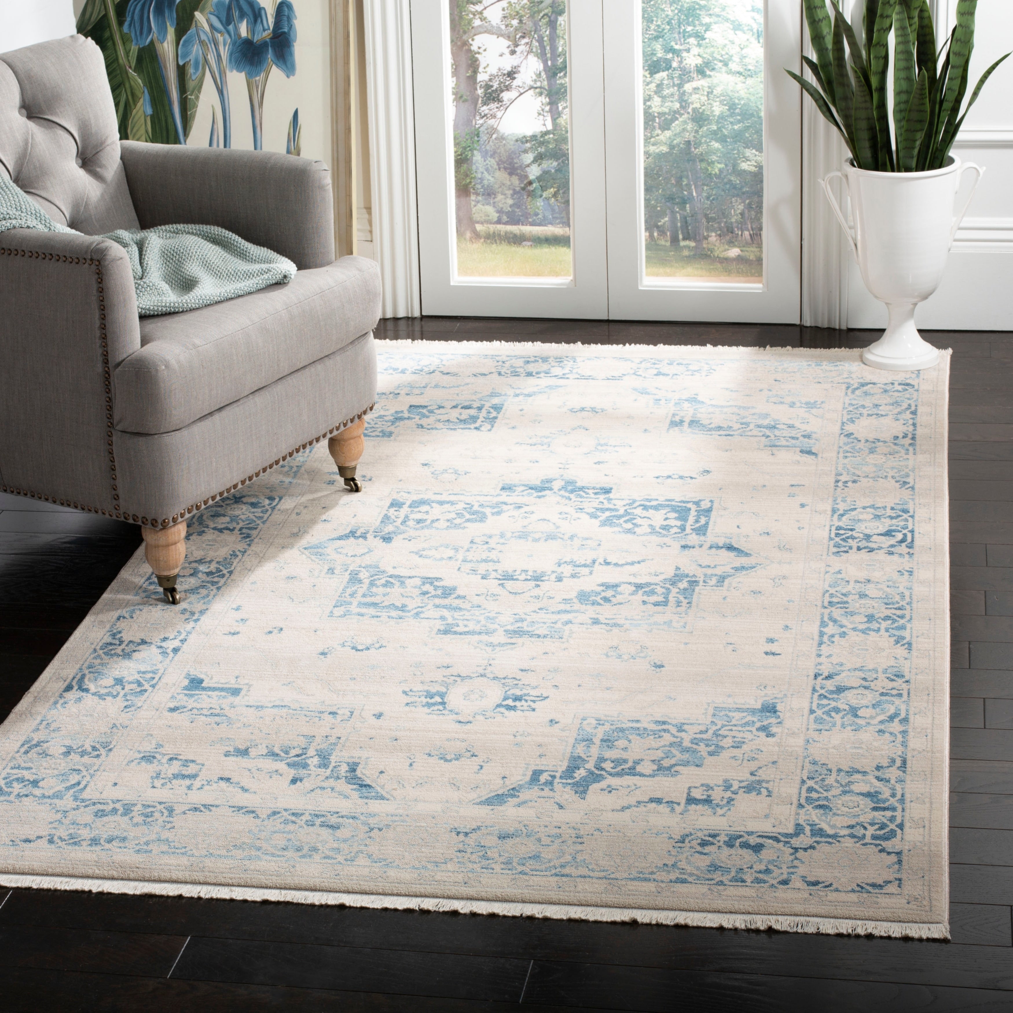 SAFAVIEH Vintage Boho Persian Levia Oriental Polyester Rug – Overstock