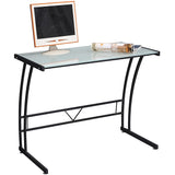 Single Bit Black Workstation Desk