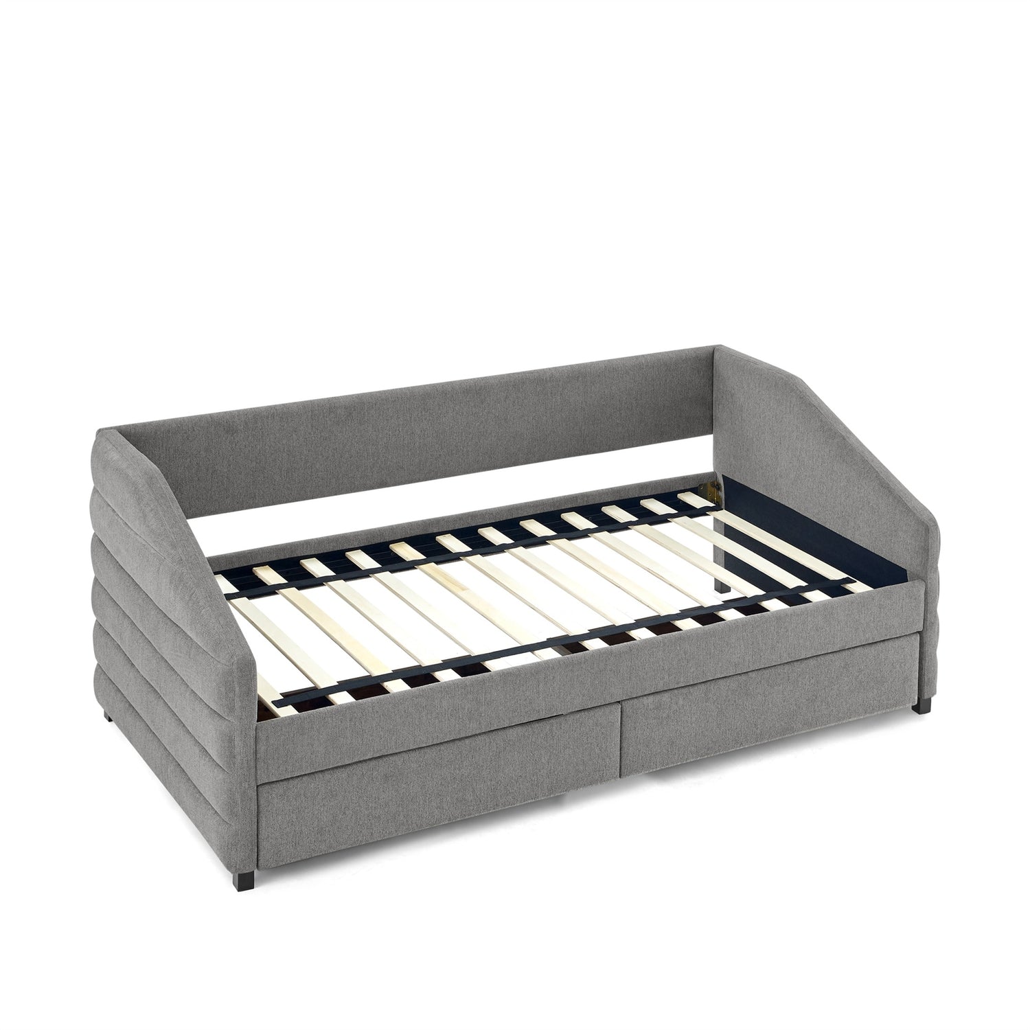 Twin Size Daybed with Two Drawers Trundle – Overstock