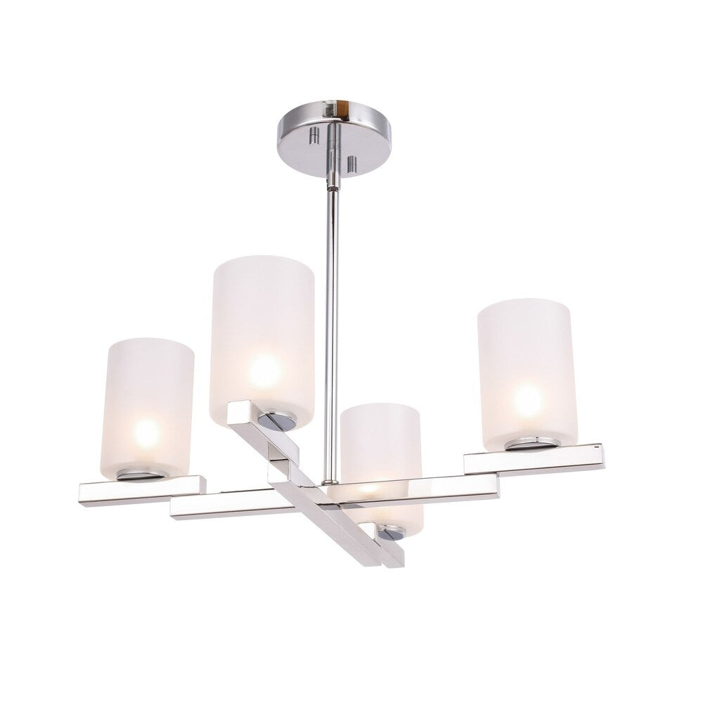 10455 Led Woodbridge Jewel 4L Chandelier w/ LED – Overstock