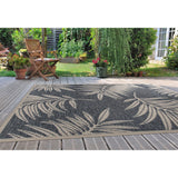 World Rug Gallery Contemporary Floral Indoor/Outdoor Area Rug