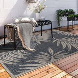 World Rug Gallery Contemporary Floral Indoor/Outdoor Area Rug