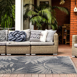 World Rug Gallery Contemporary Floral Indoor/Outdoor Area Rug